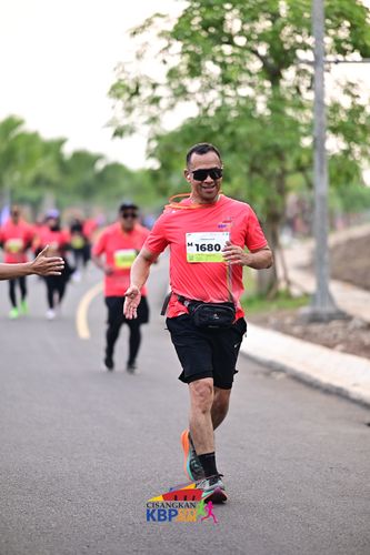 Race photo from CISANGKAN KBP CITY RUN 2025