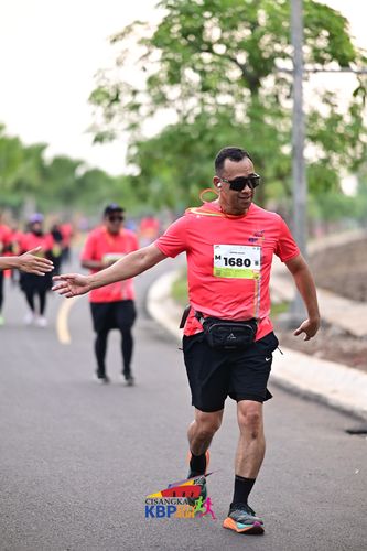 Race photo from CISANGKAN KBP CITY RUN 2025
