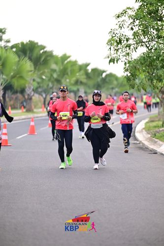 Race photo from CISANGKAN KBP CITY RUN 2025