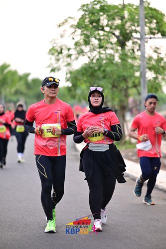 Race photo from CISANGKAN KBP CITY RUN 2025