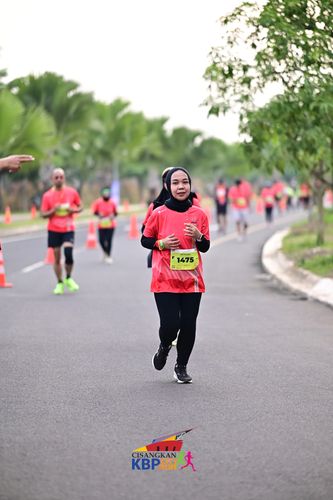 Race photo from CISANGKAN KBP CITY RUN 2025