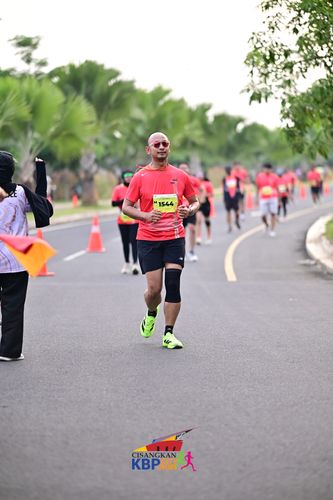 Race photo from CISANGKAN KBP CITY RUN 2025