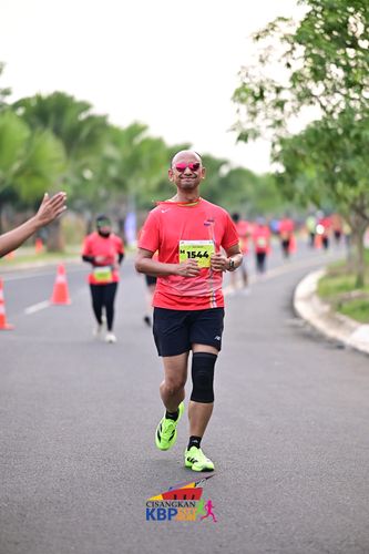 Race photo from CISANGKAN KBP CITY RUN 2025