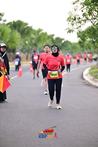 Race photo from CISANGKAN KBP CITY RUN 2025