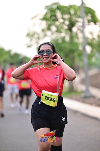 Race photo from CISANGKAN KBP CITY RUN 2025