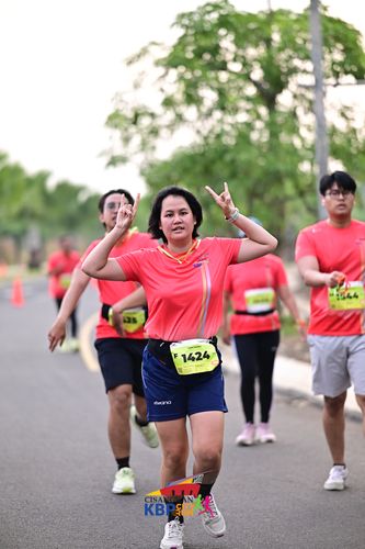 Race photo from CISANGKAN KBP CITY RUN 2025