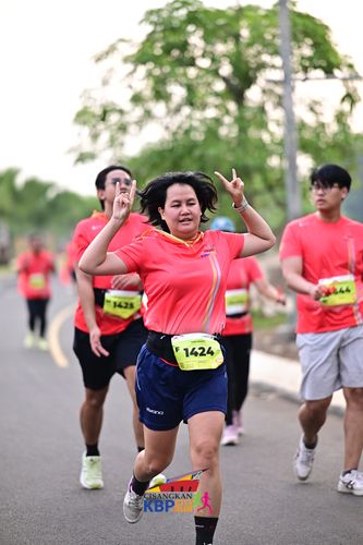 Race photo from CISANGKAN KBP CITY RUN 2025