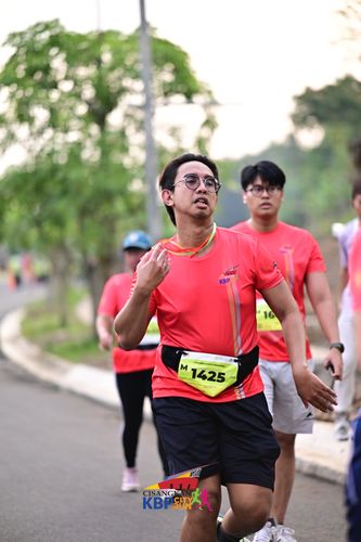 Race photo from CISANGKAN KBP CITY RUN 2025