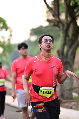 Race photo from CISANGKAN KBP CITY RUN 2025
