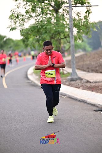 Race photo from CISANGKAN KBP CITY RUN 2025