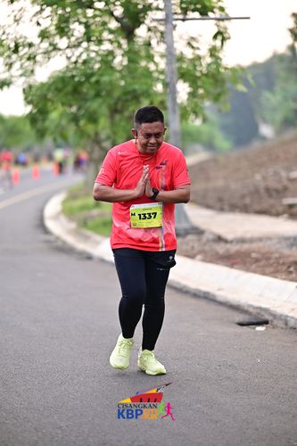 Race photo from CISANGKAN KBP CITY RUN 2025