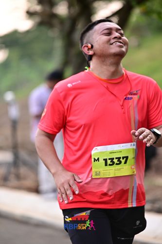 Race photo from CISANGKAN KBP CITY RUN 2025
