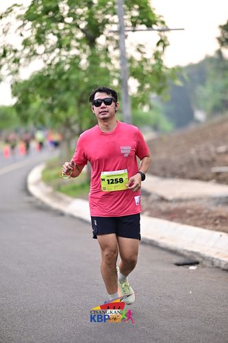 Race photo from CISANGKAN KBP CITY RUN 2025