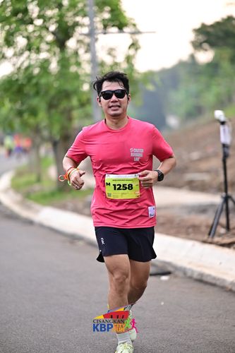 Race photo from CISANGKAN KBP CITY RUN 2025