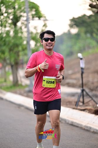 Race photo from CISANGKAN KBP CITY RUN 2025