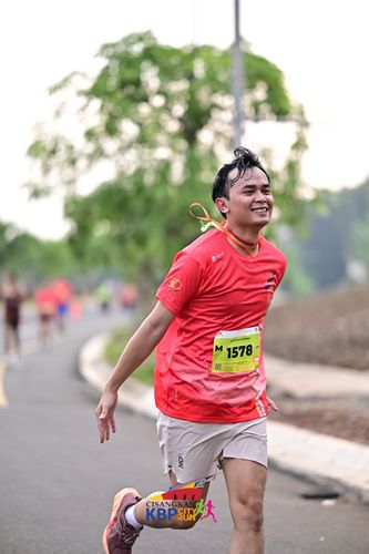 Race photo from CISANGKAN KBP CITY RUN 2025