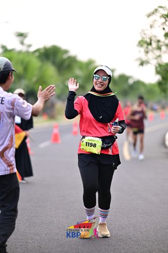 Race photo from CISANGKAN KBP CITY RUN 2025