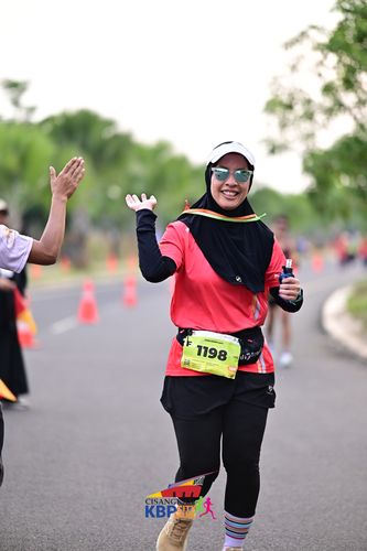 Race photo from CISANGKAN KBP CITY RUN 2025