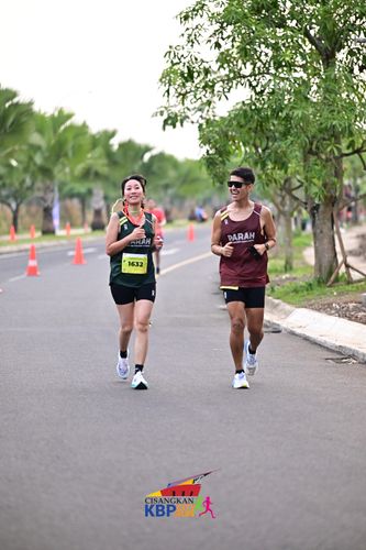 Race photo from CISANGKAN KBP CITY RUN 2025