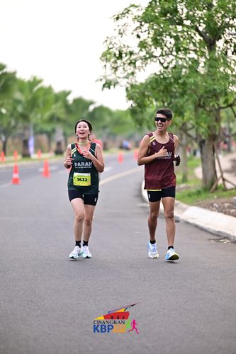 Race photo from CISANGKAN KBP CITY RUN 2025