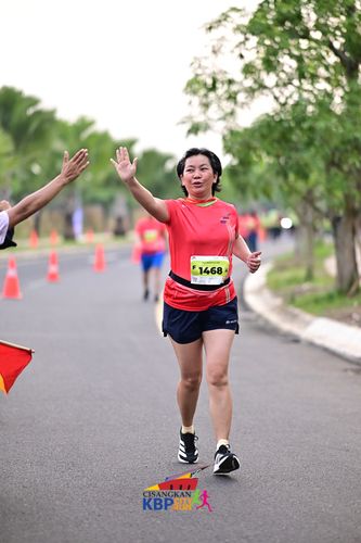 Race photo from CISANGKAN KBP CITY RUN 2025