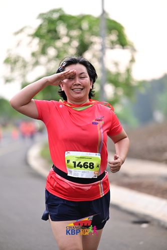 Race photo from CISANGKAN KBP CITY RUN 2025