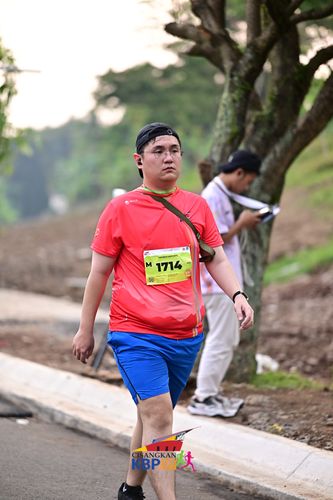Race photo from CISANGKAN KBP CITY RUN 2025