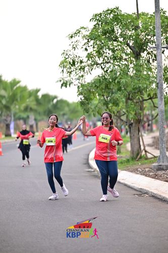 Race photo from CISANGKAN KBP CITY RUN 2025