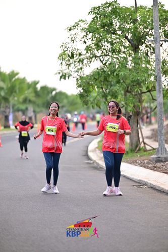 Race photo from CISANGKAN KBP CITY RUN 2025