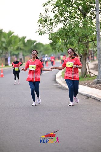 Race photo from CISANGKAN KBP CITY RUN 2025