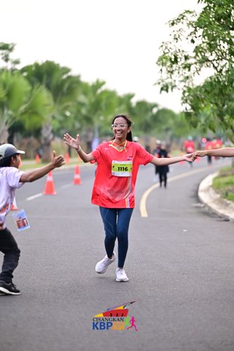 Race photo from CISANGKAN KBP CITY RUN 2025