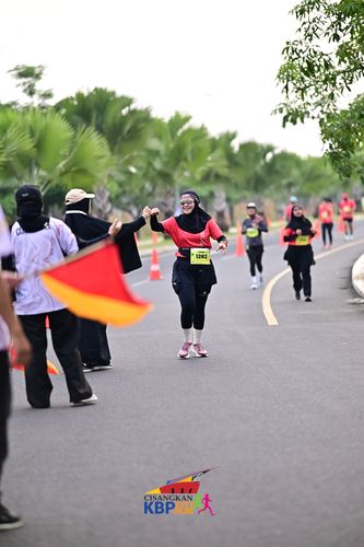 Race photo from CISANGKAN KBP CITY RUN 2025