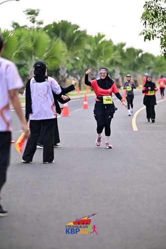 Race photo from CISANGKAN KBP CITY RUN 2025