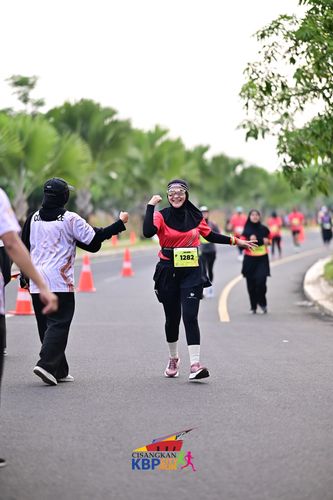 Race photo from CISANGKAN KBP CITY RUN 2025
