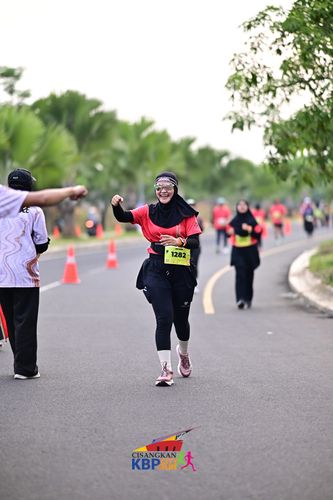 Race photo from CISANGKAN KBP CITY RUN 2025