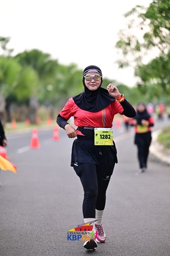 Race photo from CISANGKAN KBP CITY RUN 2025