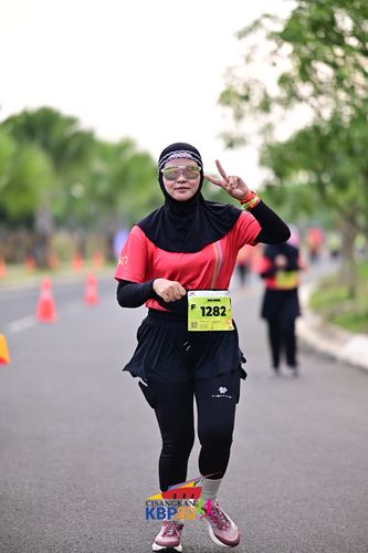 Race photo from CISANGKAN KBP CITY RUN 2025