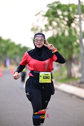 Race photo from CISANGKAN KBP CITY RUN 2025