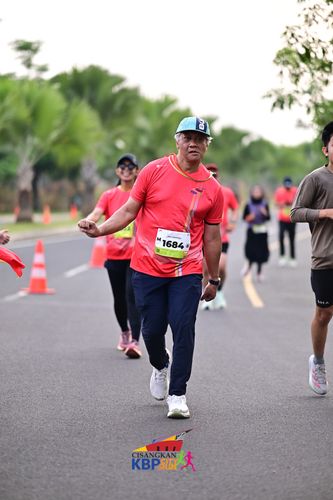 Race photo from CISANGKAN KBP CITY RUN 2025