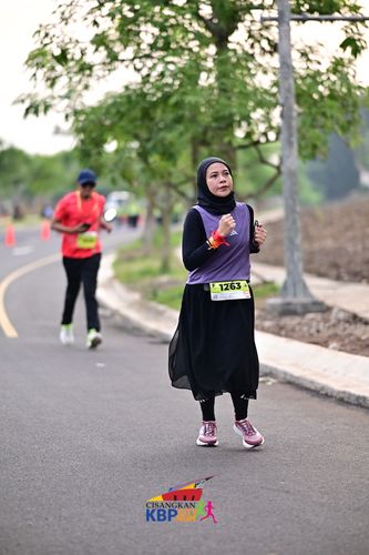 Race photo from CISANGKAN KBP CITY RUN 2025