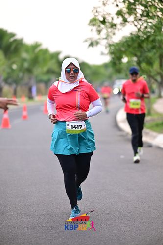 Race photo from CISANGKAN KBP CITY RUN 2025