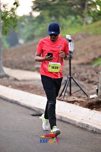 Race photo from CISANGKAN KBP CITY RUN 2025