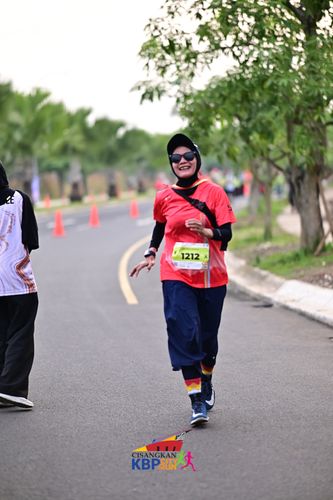 Race photo from CISANGKAN KBP CITY RUN 2025