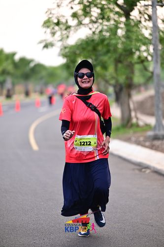 Race photo from CISANGKAN KBP CITY RUN 2025
