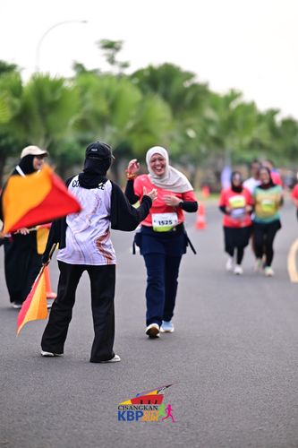 Race photo from CISANGKAN KBP CITY RUN 2025