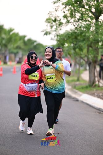 Race photo from CISANGKAN KBP CITY RUN 2025