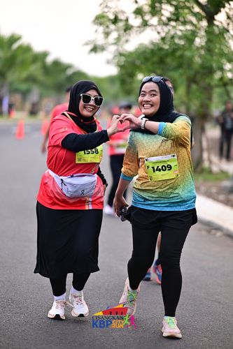 Race photo from CISANGKAN KBP CITY RUN 2025