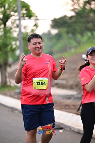 Race photo from CISANGKAN KBP CITY RUN 2025