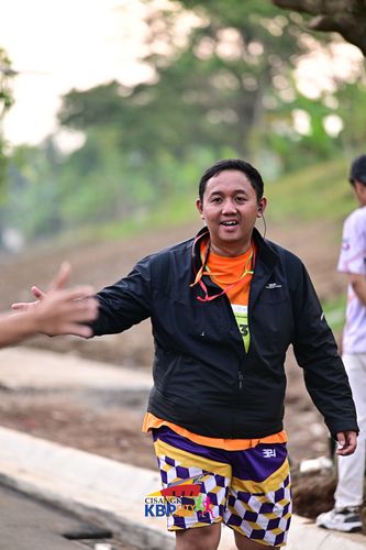 Race photo from CISANGKAN KBP CITY RUN 2025