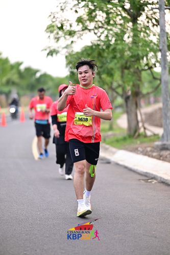 Race photo from CISANGKAN KBP CITY RUN 2025